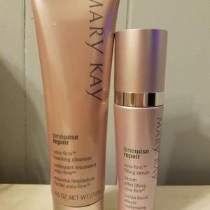 Volu-firm cleanser and lifting serum